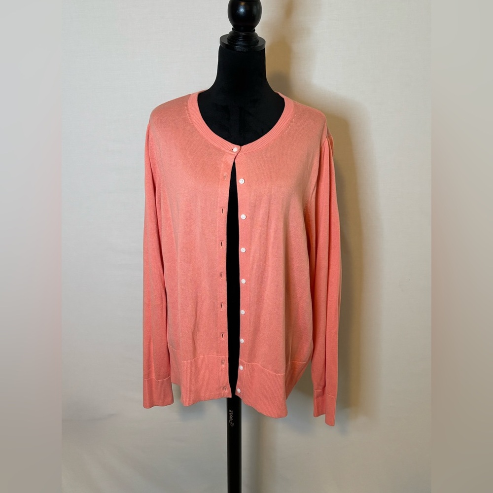 Croft & Barrow Peach Cardigan Sweater